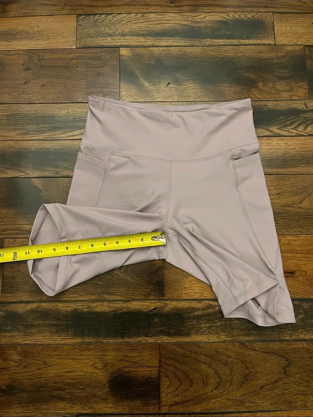 Old Navy Light Lavender High-Rise Bike Shorts with Pockets